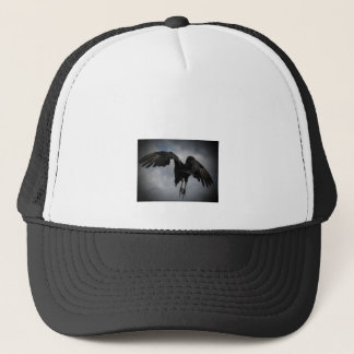 Crow descends. Watch out! Trucker Hat