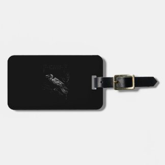 Crow, F-Caw-F Bird Retro Classic Luggage Tag