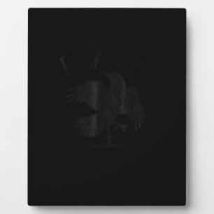 Crow, F-Caw-F Funny Bird Aesthetic Casual Plaque