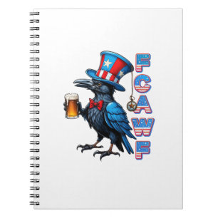 Crow, F-Caw-F Funny Bird Creative Casual Notebook