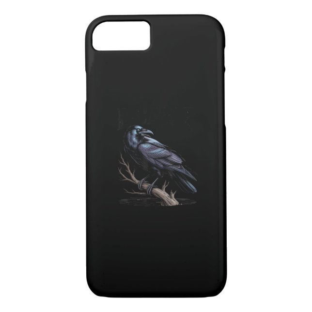 Crow, F-Caw-F Funny Bird Funny Quote Case-Mate iPhone Case (Back)