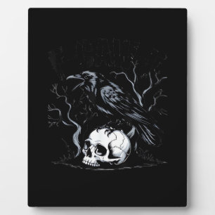 Crow, F-Caw-F Funny Bird Moon Gothic Adult Humor Plaque