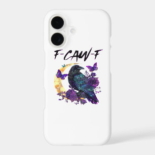 Crow F Caw F Funny Bird Moon Gothic Design