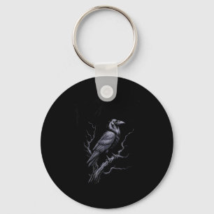 Crow F-Caw-F Funny Bird Saying Humour Meme Key Ring