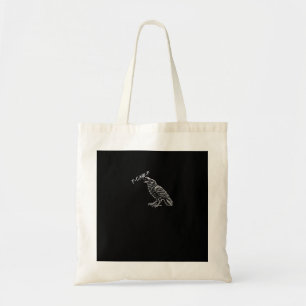 Crow F-Caw-F Funny Vintage Graphic Tote Bag