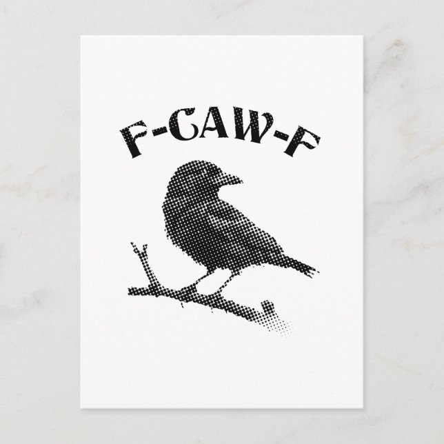 Crow F-CAW-F Postcard (Front)