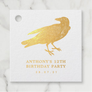 Crow Favour Tags