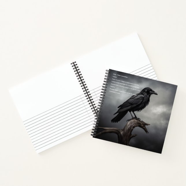 Crow Hardcover Notebook (Inside)