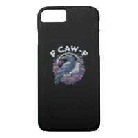 Crow Humorous F-Caw-F Graphic For Men Women Retro