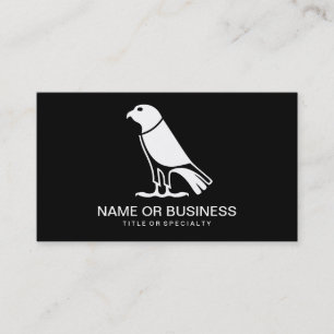 crow icon business card