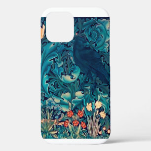 Crow in The Forest, William Morris iPhone 12 Case