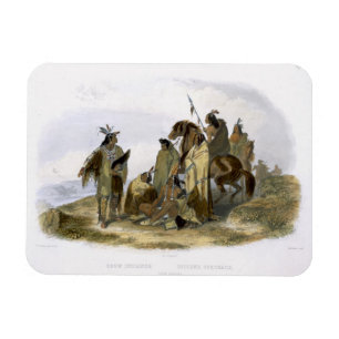 Crow Indians, plate 13 from volume 1 of `Travels i Magnet