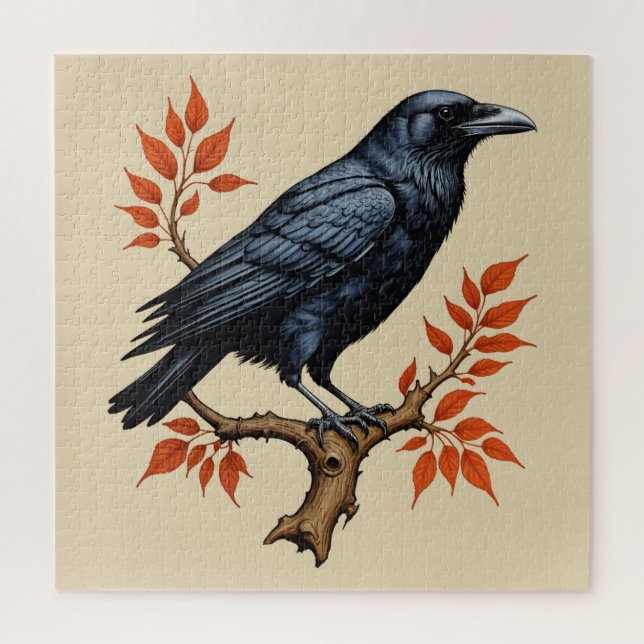 Crow Jigsaw Puzzle (Vertical)