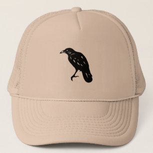 CROW Karasu Kirie cutout picture Trucker Hat