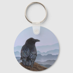 Crow Key Ring