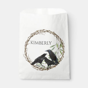 Crow Love Birds Favour Bags