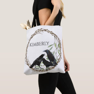 Crow Love Tote Bag