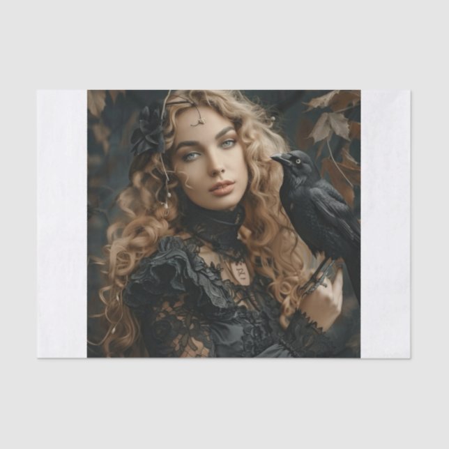 Crow Lyfe2 Tissue Paper (Front)