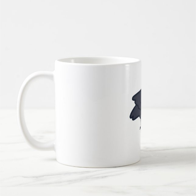 Crow Magic Coffee Mug (Left)