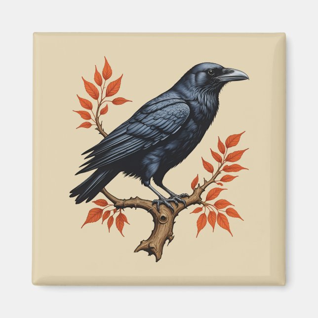 Crow Magnet (Front)