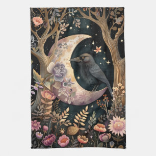 Crow Moon Kitchen Towel