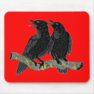 Crow Mouse Pad