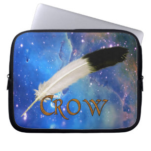 CROW Nation & Feather Space Laptop Sleeve