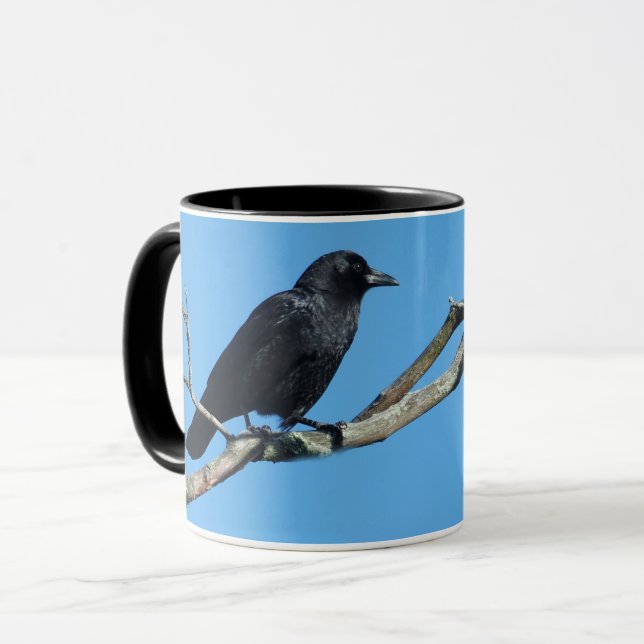 Crow On A Fine Day Mug (Front Left)