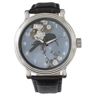 Crow on Branch Beautiful Wristwatch