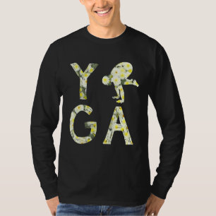 Crow Pose Yoga For Women For Men Cute Yoga T-Shirt