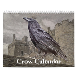 Crow Raven 2026 Calendar