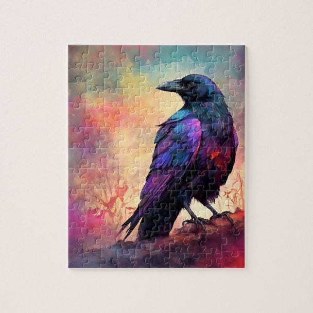 Crow Raven Bird 97 Jigsaw Puzzle (Vertical)
