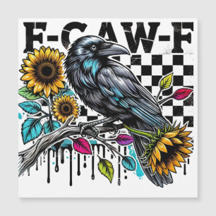 Crow Raven F-CAW-F Funny Halloween