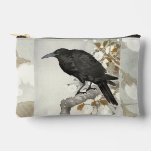 Crow Raven Koson Japanese Bird Crow Accessory Pouch
