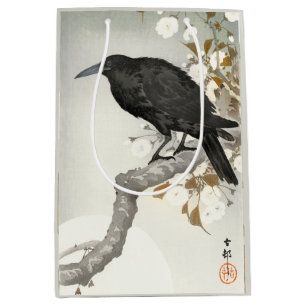 Crow Raven Koson Japanese Bird Medium Gift Bag
