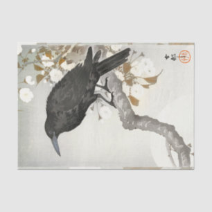 Crow Raven Koson Japanese Bird Tissue Paper