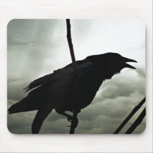 Crow/Raven Photo Mouse Mat
