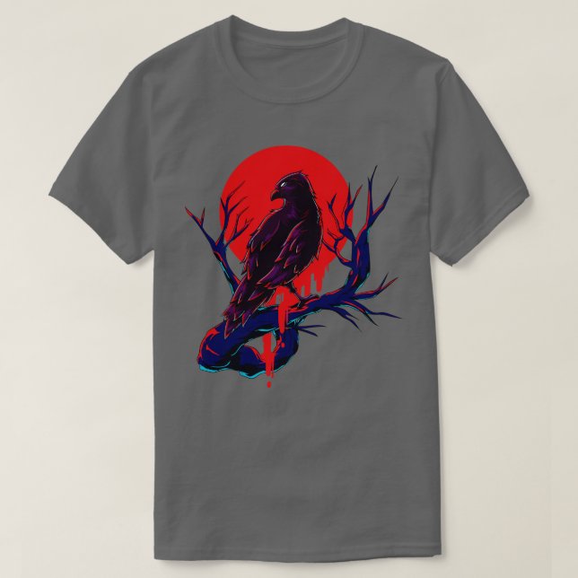 Crow Raven T-Shirt (Design Front)