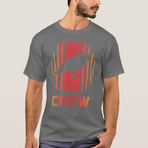 Crow Retro Vintage 80s Style Gift T-Shirt