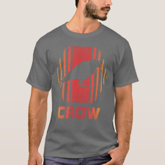 Crow Retro Vintage 80s Style Gift T-Shirt