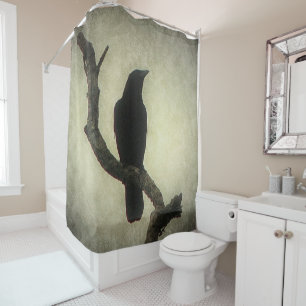 Crow Shower Curtain