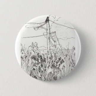 Crow Sitting On A Power Line | Pin