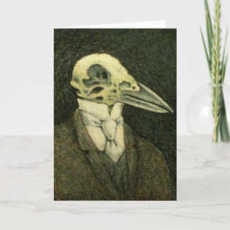 Crow Skull Card