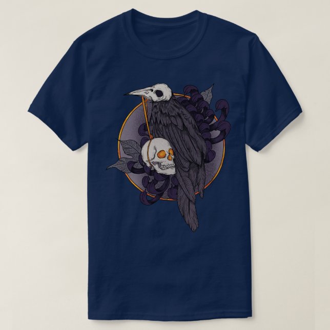 Crow skull T-Shirt (Design Front)