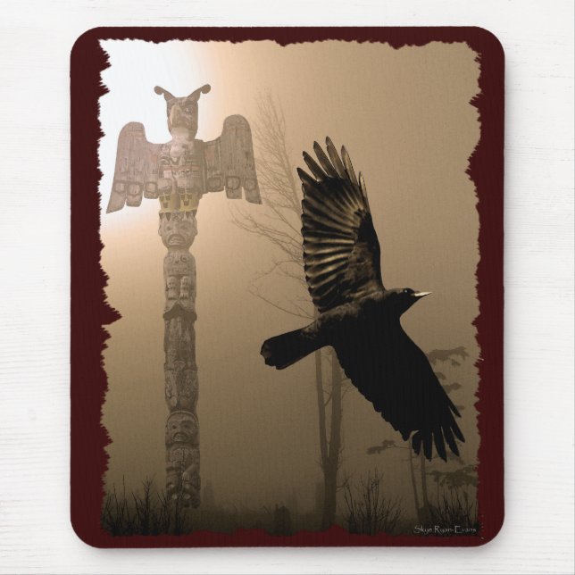 CROW SPIRIT Collection Mouse Mat (Front)