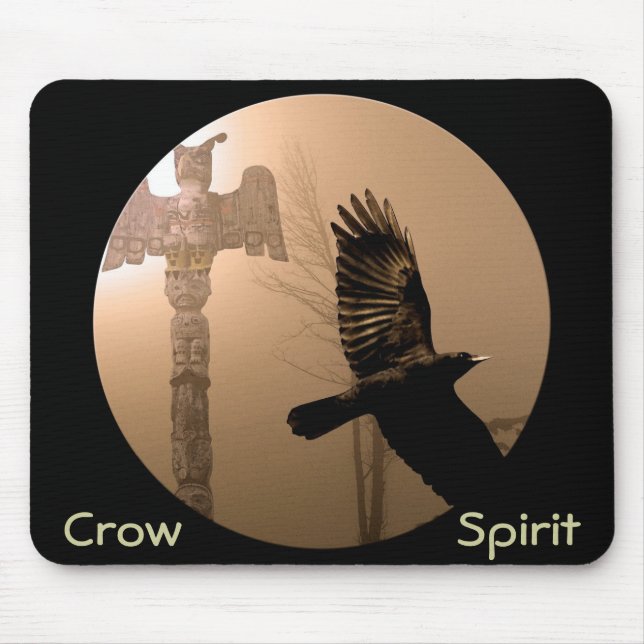 CROW SPIRIT Collection Mouse Mat (Front)