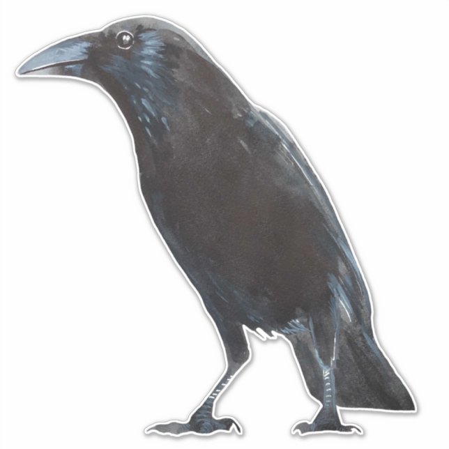 Crow  sticker (Front)