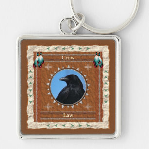 Crow Universal Law Energy Key Ring