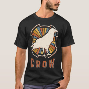 Crow Vintage Classic Retro Animal Love T-Shirt