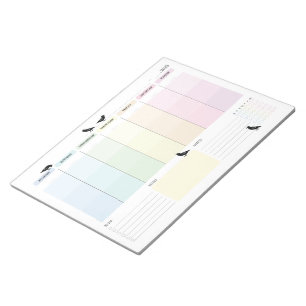 Crow Weekly Planner Notepad